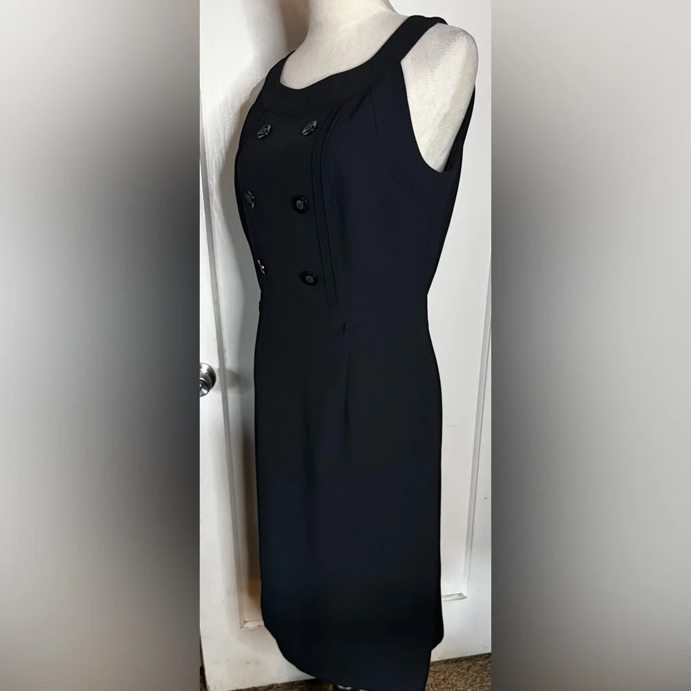 Tahari Pencil Midi Dress Racerback Sleeveless Business Office Professional - Picture 4 of 9